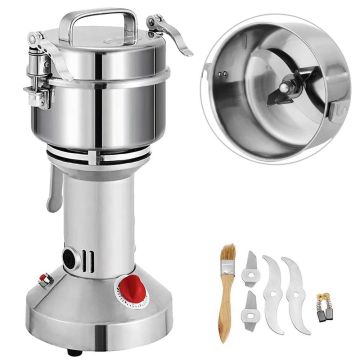 Electric stainless steel grain and herb mill, 2000 W