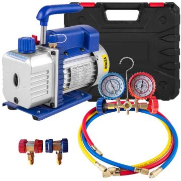 Vacuum air pump 1/4hp HVAC refrigeration kit R134a