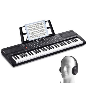 61 Key Digital Piano, Electric Portable Keyboard Set
