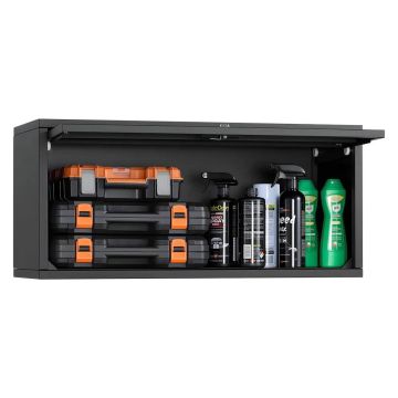 Metal wall cabinet, 77x30.5x35.6 cm, for garage and kitchen