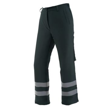 Chainsaw protective trousers, class A, 8 layers, black, large