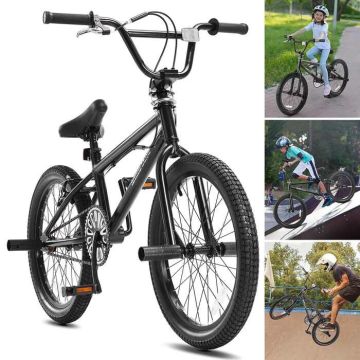 BMX bike for 20" wheels, freestyle, aluminum frame, 360° rotor