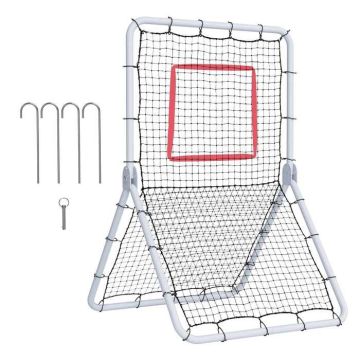 Siatka do odbijania piłki baseballowej i softballu, 3,5 x 6 stóp, regulowane kąty