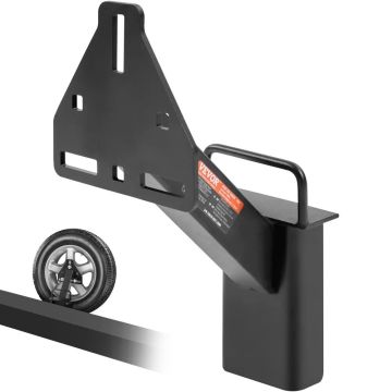 Spare tire carrier for trailers, 160 lbs, universal