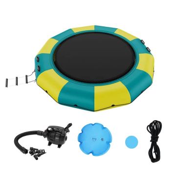 Nadmuchiwana trampolina wodna 13 stóp z drabinką i opakowaniem