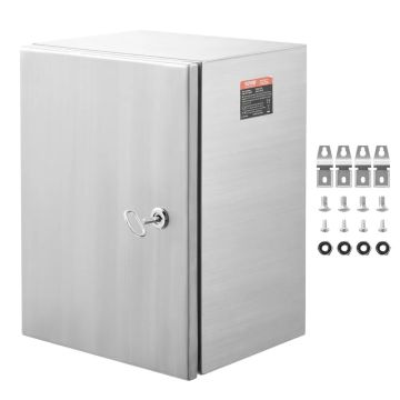 Puszka elektryczna ze stali nierdzewnej 304, 40,6x30,5x15,2 cm, IP66