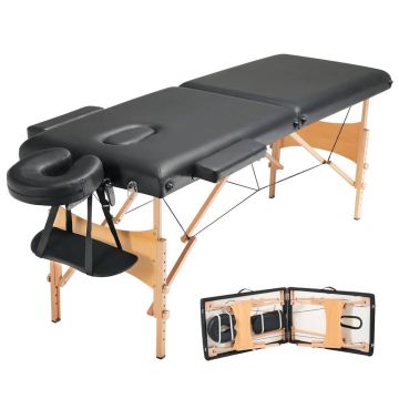 Portable massage table, 24 inches, 8 height adjustable, with accessories