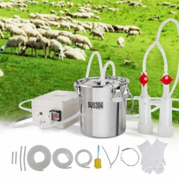 Electric 3 L stainless steel goat and sheep milking machine