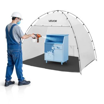 Portable painting tent, 2330x1720x1900 mm, oxford material, with floor and mesh