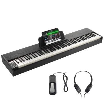 Weighted digital electric piano, 88 keys, bluetooth, USB, MIDI
