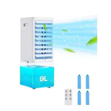 Portable air conditioner 9 L, 550 CFM, with timer and remote control