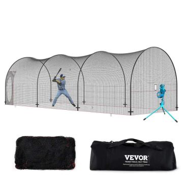 Klatka do gry w baseball i softball, 33 stopy, przenośna z torbą