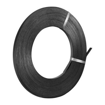 Taśma stalowa w rolce, 19 mm x 0,55 mm x 500 m, odporna na rozerwanie