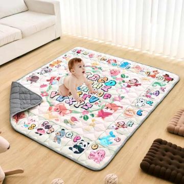 Baby Play Mat, 59x71 Inch, Non-Slip, Foldable, Waterproof