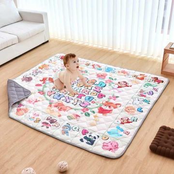 Play mat for children, large 71x79", non-slip, foldable, waterproof