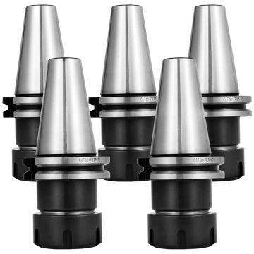 5-piece collet set CAT40 ER32 for CNC machines