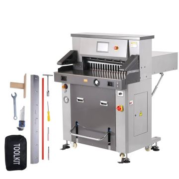 Electric hydraulic paper cutter, cutting width 660 mm, thickness 80 mm