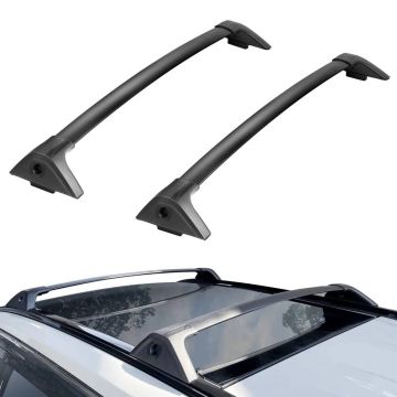 Belki dachowe aluminiowe do Toyoty RAV4 2019–2023, zamykane na klucz, ładowność 118 kg