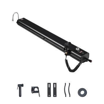 Roof rack aluminum water tank, 8 gallons, with guards and pressure port