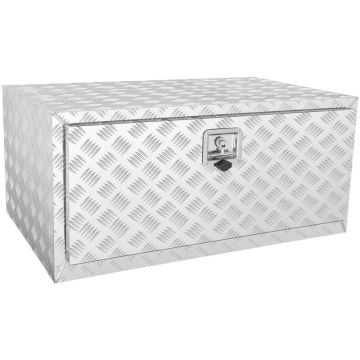Truck underbody aluminum box 36x24x24" with lock and keys