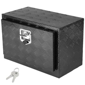 Aluminiowa, wodoodporna skrzynia narzędziowa do samochodów ciężarowych 24x14x16" z zamkiem