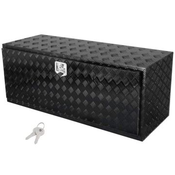 Aluminum underwater tool box, 60"x24"x24", with lock