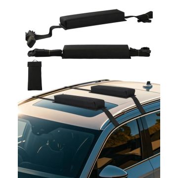 Universal 15.5 inch soft roof rack pads for car luggage rack
