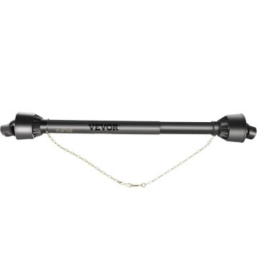 Cardan shaft 1-3/8" 6 splines, 1-1.4 m black for brush cutters