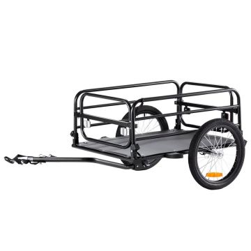 Przyczepka rowerowa do transportu ładunków, 72,5 kg, koła 40,6 cm, składana