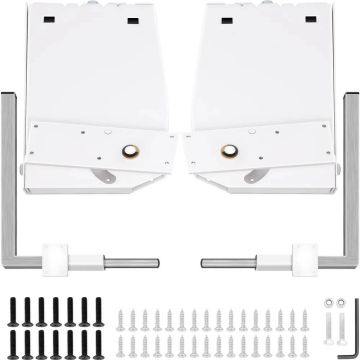 Murphy Wall Spring Mechanism Support Kit, White, for King Size Bed