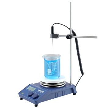 Magnetic stirrer with hotplate, 20 L, 650 W, LED display