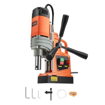 Magnetic drill (drill press), 1300 W, 1.6 inch, 810 rpm.