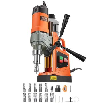 Portable electric magnetic drill, 1450W, 1.6 inch, with 11 bits