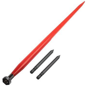 Hay Bale Spear Conus 2, 3000 lb. Capacity, Red, 1 3/4" Wide