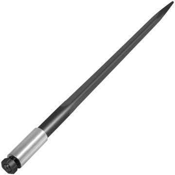 Hay Bale Spear 39 inch, 3600 lb. capacity, black bale forks