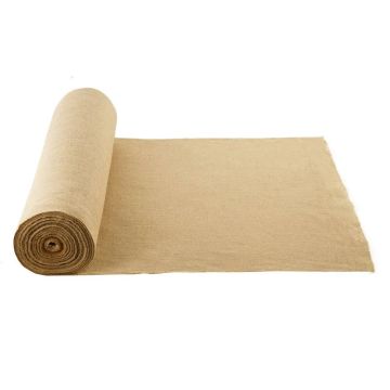 Jute fabric roll 91x45 m and 50x50 cm material for decoration, gardening