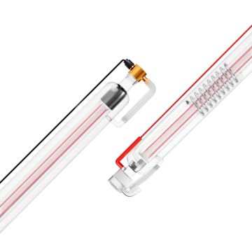 60W CO2 laser tube, 1250mm, 55mm borosilicate glass