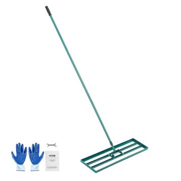 Grabie do trawy z trzonkiem stalowym 198 cm, 91x25 cm