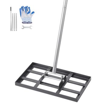 Lawn trimmer with 78-inch handle, carbon steel, adjustable height