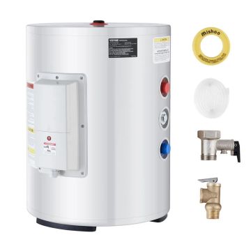 Electric instantaneous water heater 10 gallons, 1.6 kW, LED display, IPX4