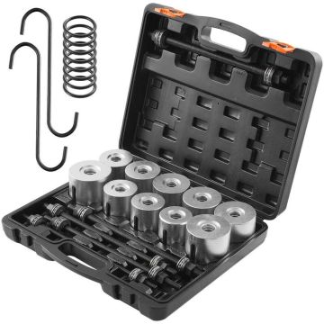 27-piece steel bushing pulling and pressing set with case
