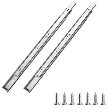 Drawer runners 20 inches, 10 pairs, full extension, ball bearing, 100 lb load capacity