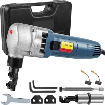 Electric metal shears 380W, 1800 rpm, with replaceable blades