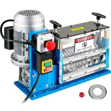 Automatic electrical wire stripping machine, 1.5-38 mm, 11 channels, 10 knives