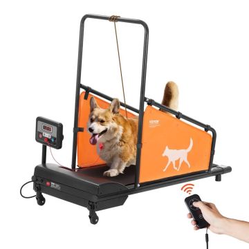 Electric medium-sized dog treadmill with LCD display