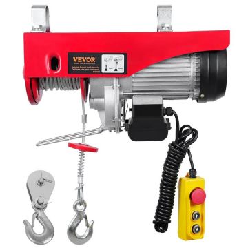 Elektryczny wciągnik linowy stalowy 998 kg, 1600 W, sterowanie zdalne