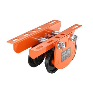 Wciągnik ręczny elektryczny 998 kg, wózek z belką pchającą, regulowana szerokość kołnierza