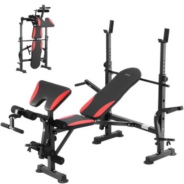 Multifunctional adjustable weight bench, 660 lbs, for home workouts