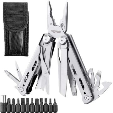 16 in 1 multi-function pliers with knife, scissors and screwdrivers, for camping
