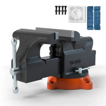 Clamp jaws, 15.2 cm, stainless malleable cast iron, 360° rotatable, for sharpening and grinding